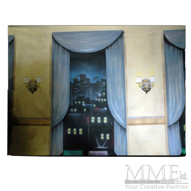 City Window Backdrop