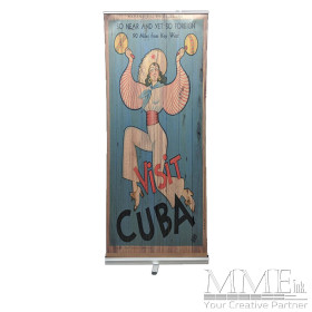 Visit Cuba Pop Up Banner