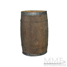 Medium Dark Wood Barrel