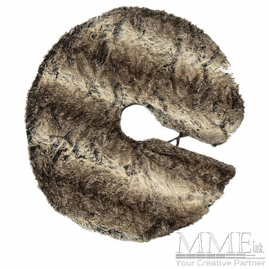 Brown Fur Tree Skirt