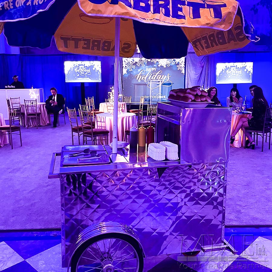 Hot Dog Cart Event Prop Rentals