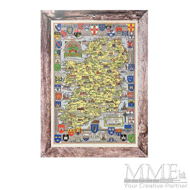 Ireland Map Sign
