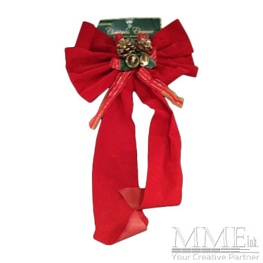 Large Red Glitter Bow