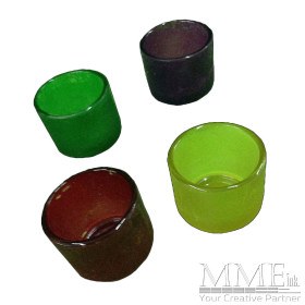 Large Colored Votive Holders