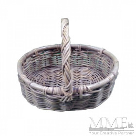 Light Wood Weaved Basket