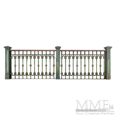 Long Wooden Fence Section