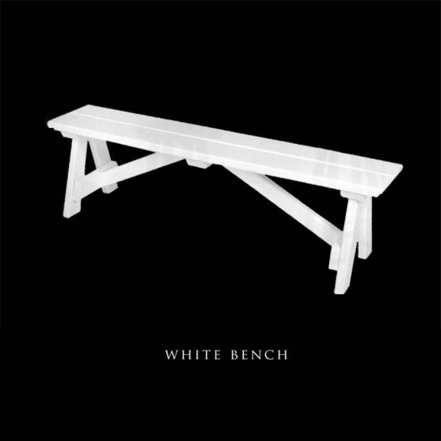 White Bench Event Prop Rentals