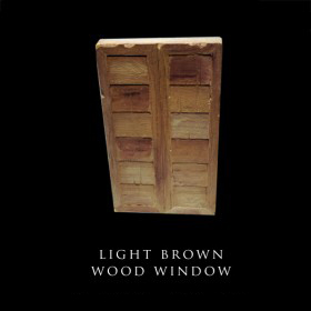 Light Brown Wood Window