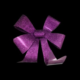 Large Purple Glitter Bow