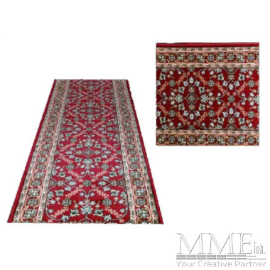 Red & White Oriental Runner