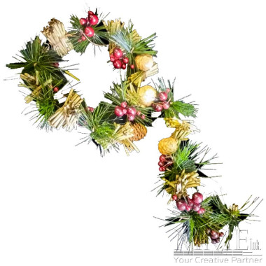 Spiced Christmas Wreath